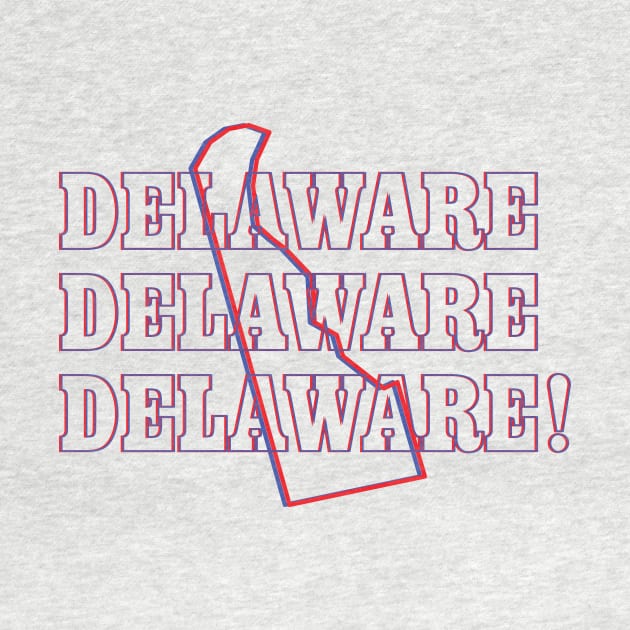 Delaware State Map & Label by Ignition